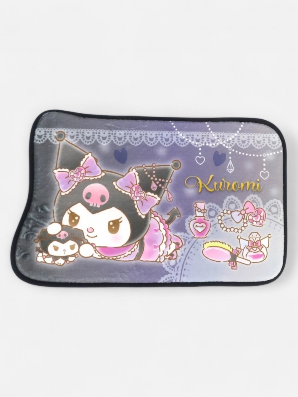 Sanrio Kuromi Beauty Themed Floor Mat Purple